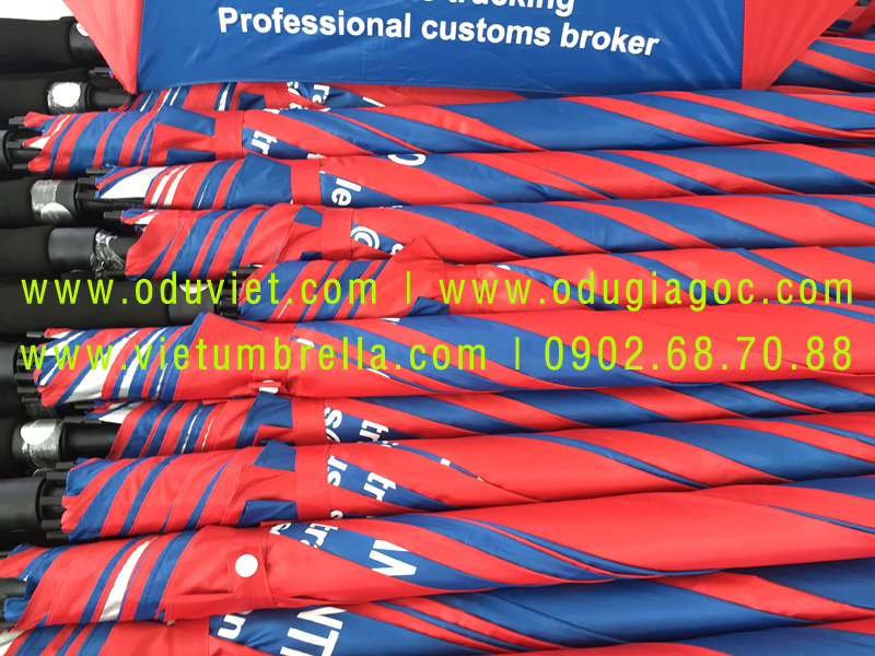 xưởng sản xuất ô dù cầm tay in logo quảng cáo